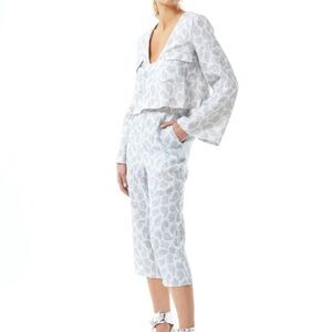 Stevie‎ May Notion Linen Paisley Cuffed Pants